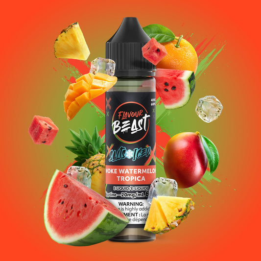 FLAVOUR BEAST 60ML WOKE WATERMELON TROPICA ICED 20MG