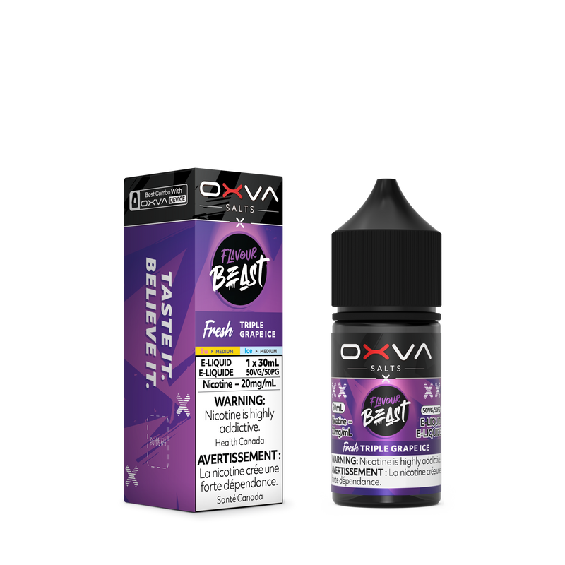 FLAVOUR BEAST x OXVA FRESH TRIPLE GRAPE ICE 30ML 20MG