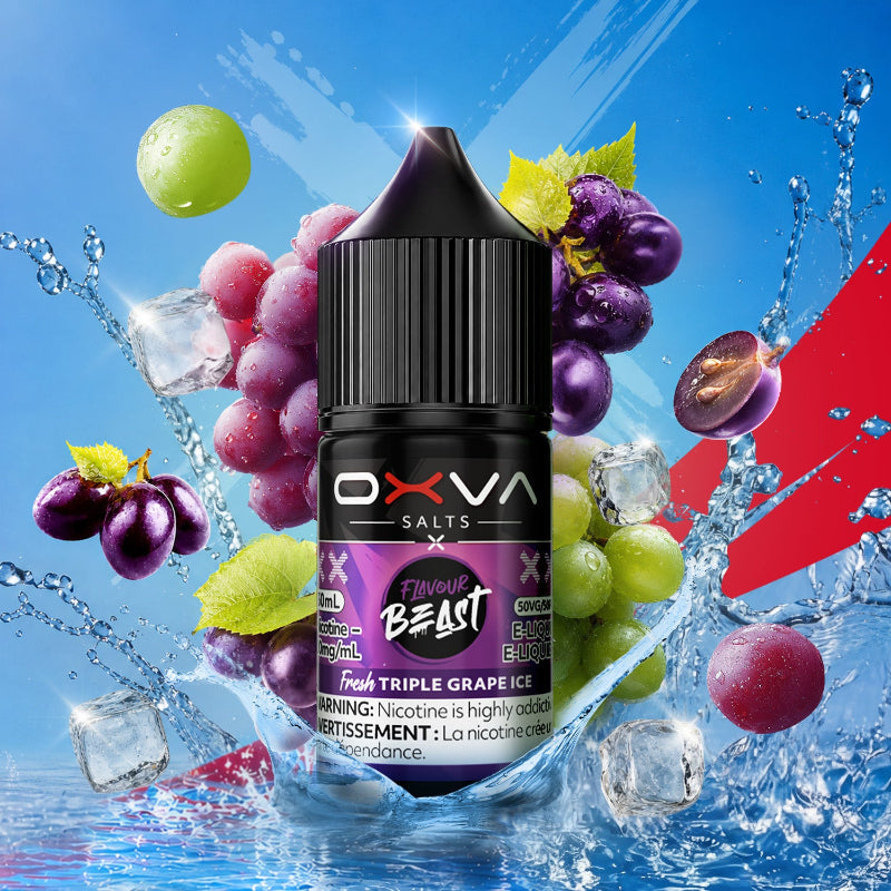 FLAVOUR BEAST x OXVA FRESH TRIPLE GRAPE ICE 30ML 20MG