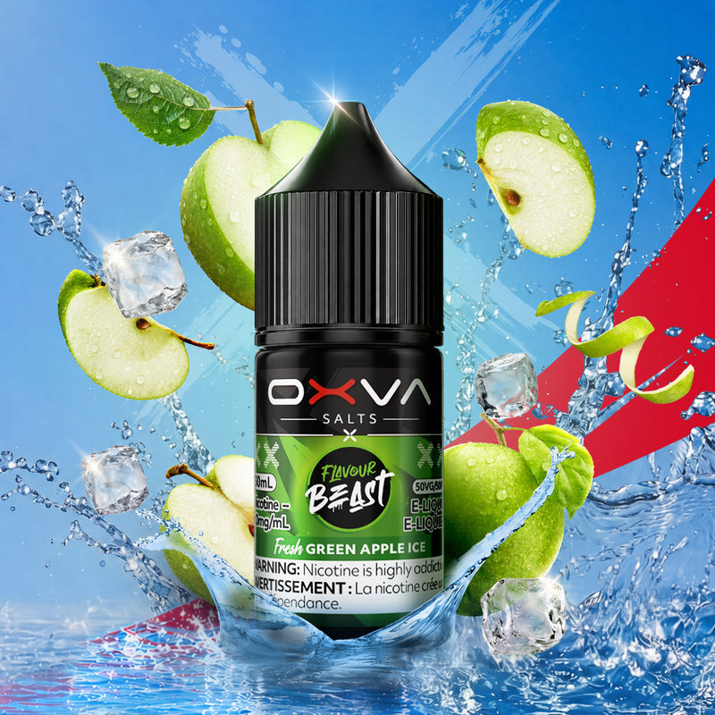 FLAVOUR BEAST x OXVA FRESH GREEN APPLE ICE 30ML 20MG