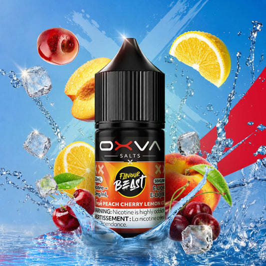 FLAVOUR BEAST x OXVA FRESH PEACH CHERRY LEMON ICE 30ML 20MG