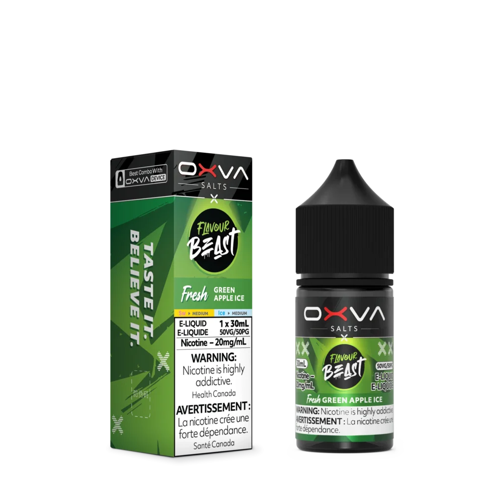 FLAVOUR BEAST x OXVA FRESH GREEN APPLE ICE 30ML 20MG