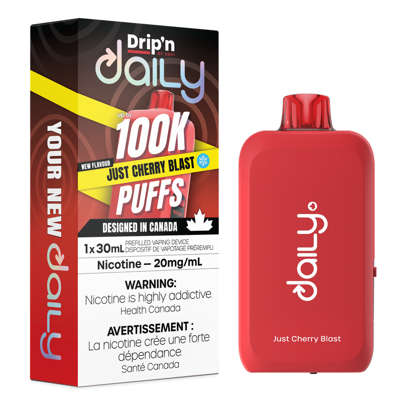 DRIP'N DAILY 100K JUST CHERRY BLAST ICED 20MG