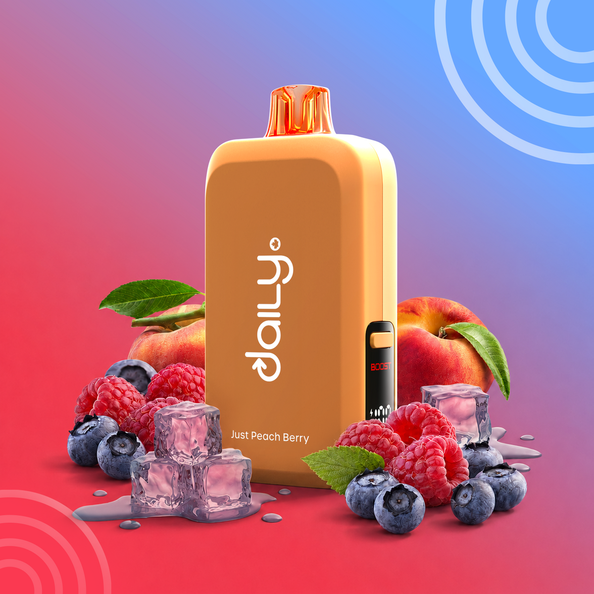 DRIP'N DAILY 100K JUST PEACH BERRY ICED 20MG