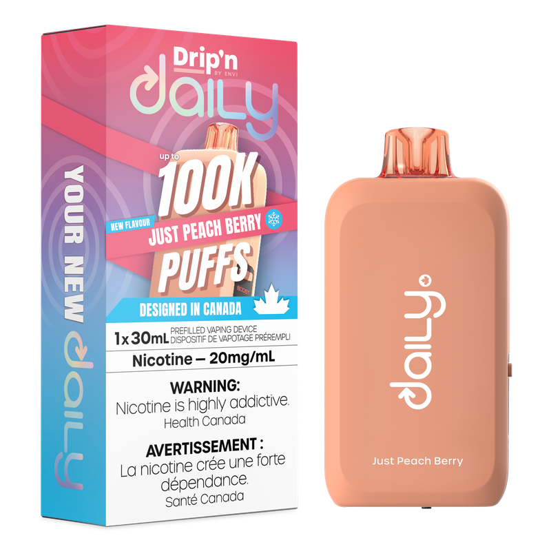 DRIP'N DAILY 100K JUST PEACH BERRY ICED 20MG