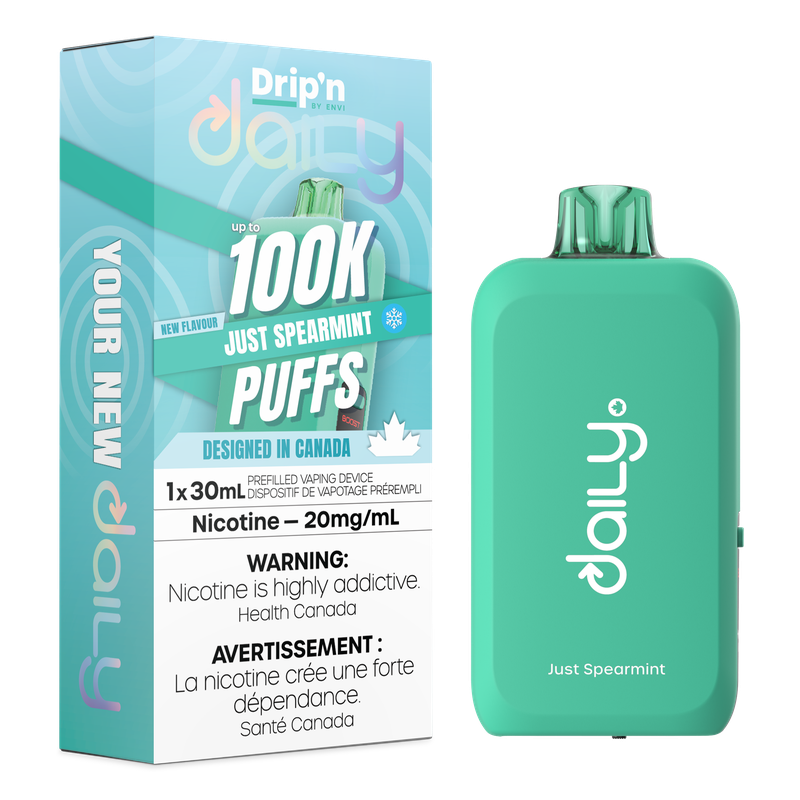 DRIP'N DAILY 100K JUST SPEARMINT ICED 20MG