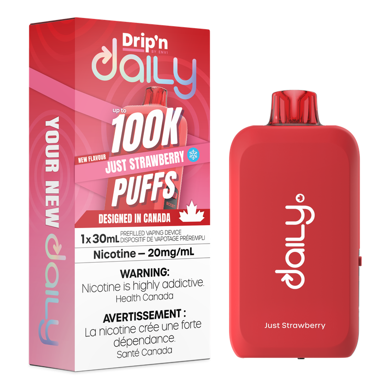 DRIP'N DAILY 100K JUST STRAWBERRY ICED 20MG