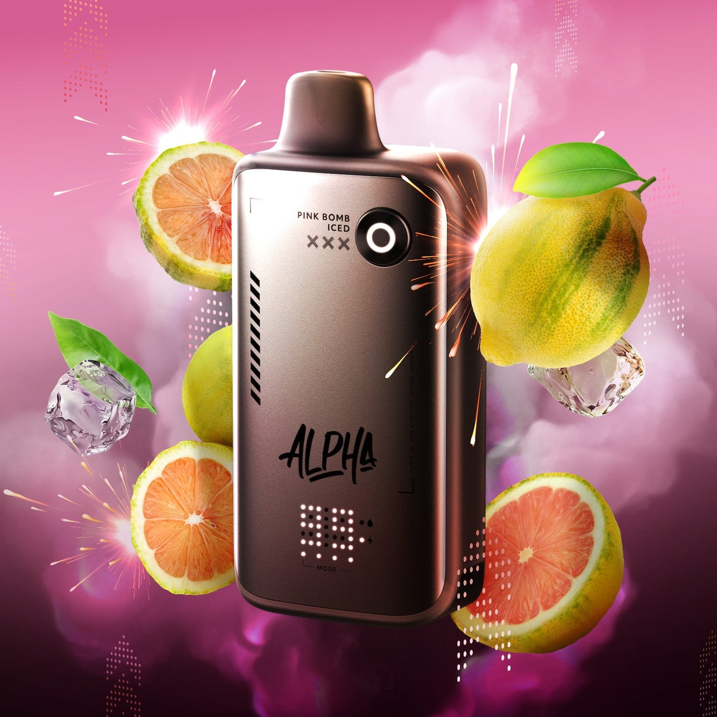 FLAVOUR BEAST ALPHA 80K PINK BOMB ICED 20MG