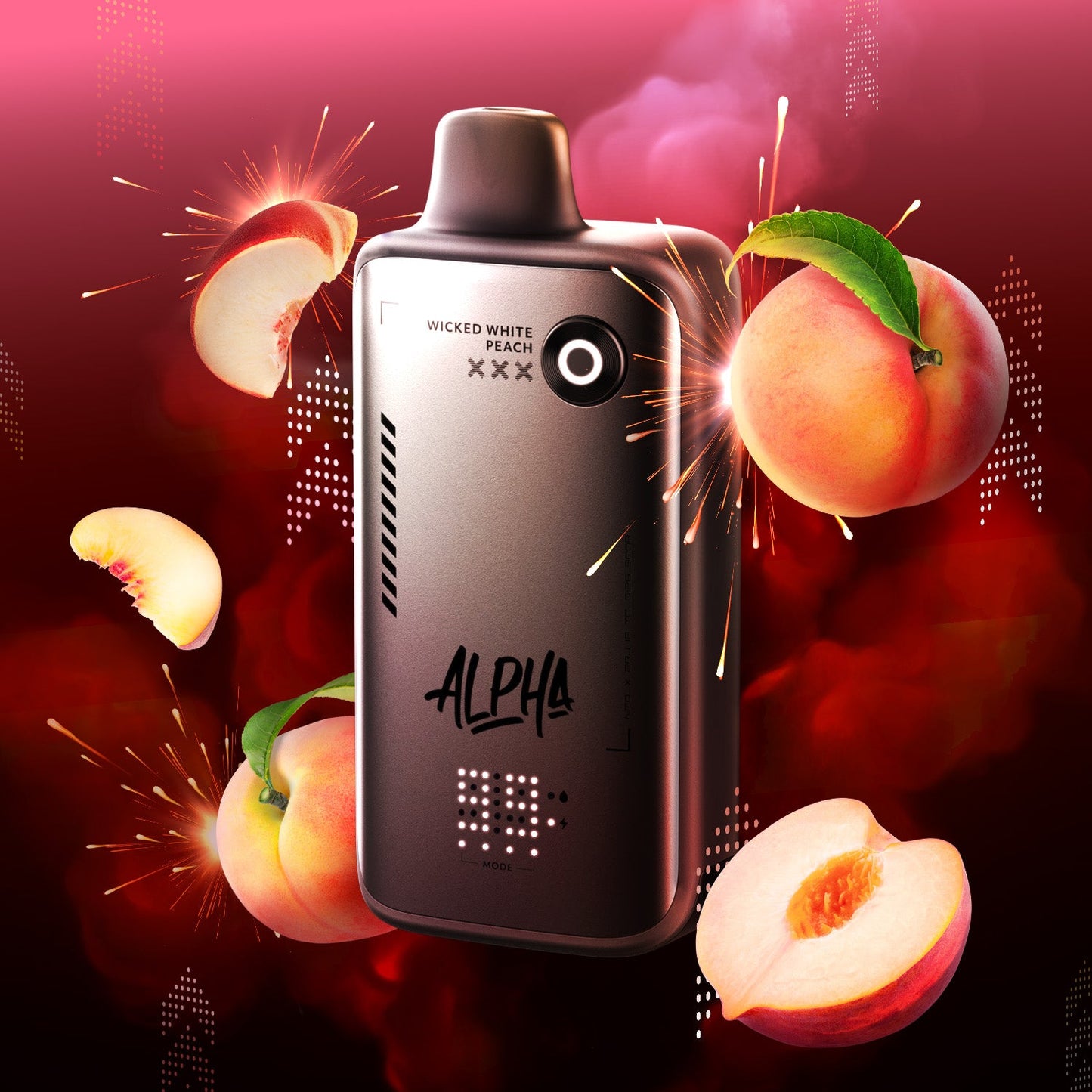 FLAVOUR BEAST ALPHA 80K WICKED WHITE PEACH 20MG