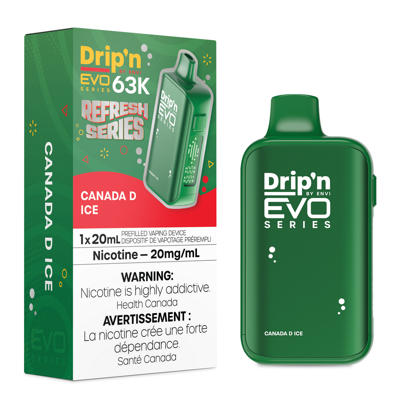 DRIP'N EVO 63K CANADA D ICED 20MG