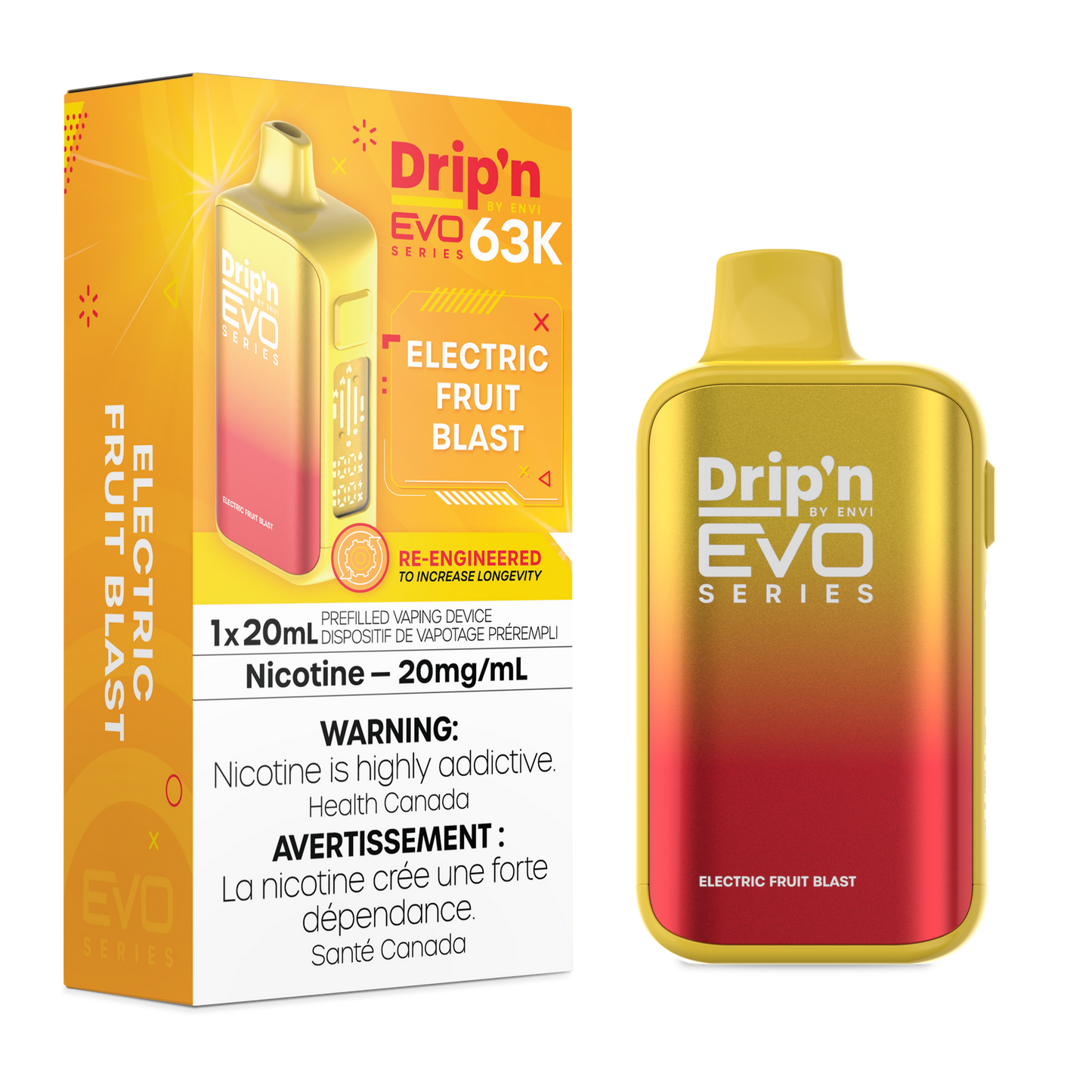 DRIP'N EVO 63K ELECTRIC FRUIT BLAST 20MG