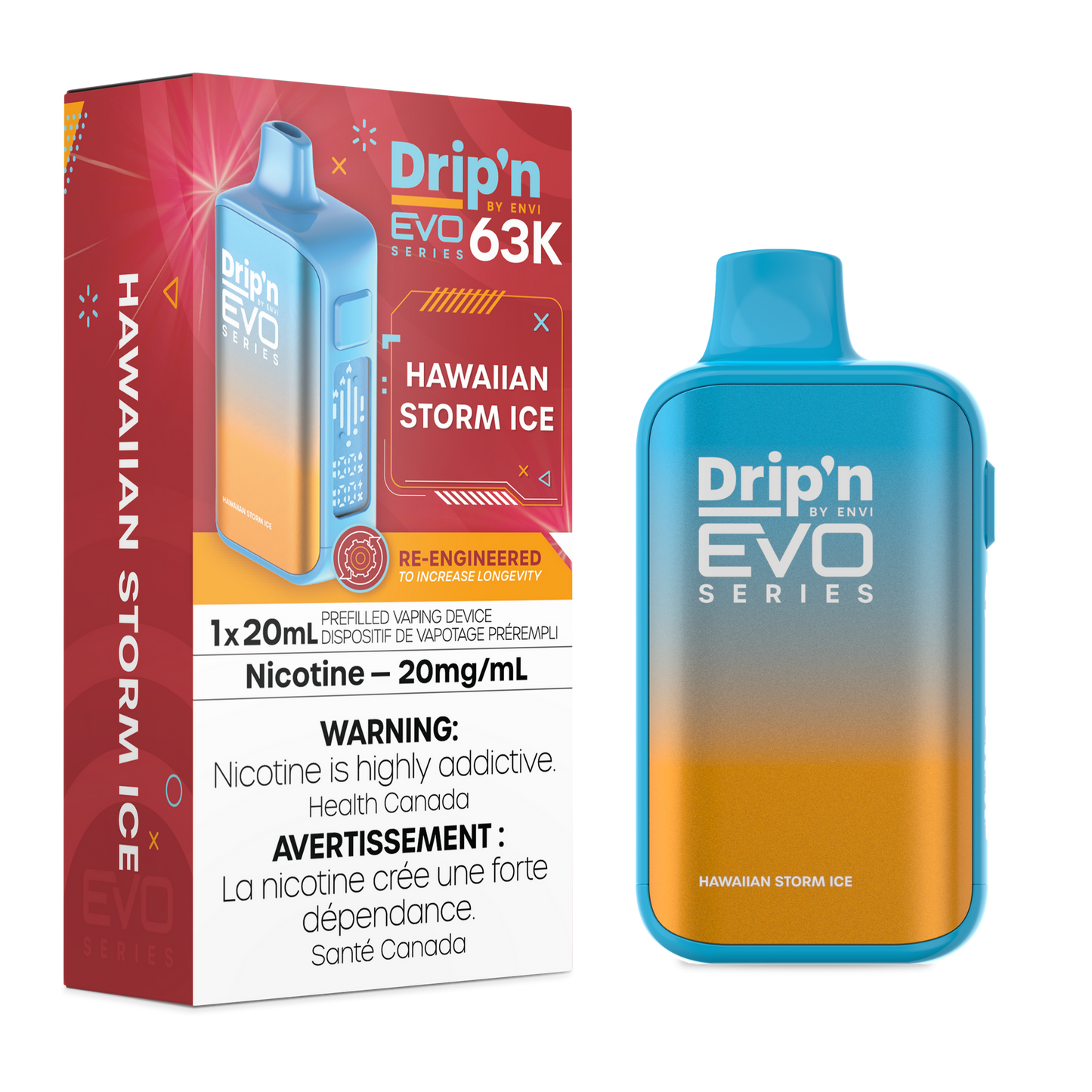 DRIP'N EVO 63K HAWAIIAN STORM ICED 20MG