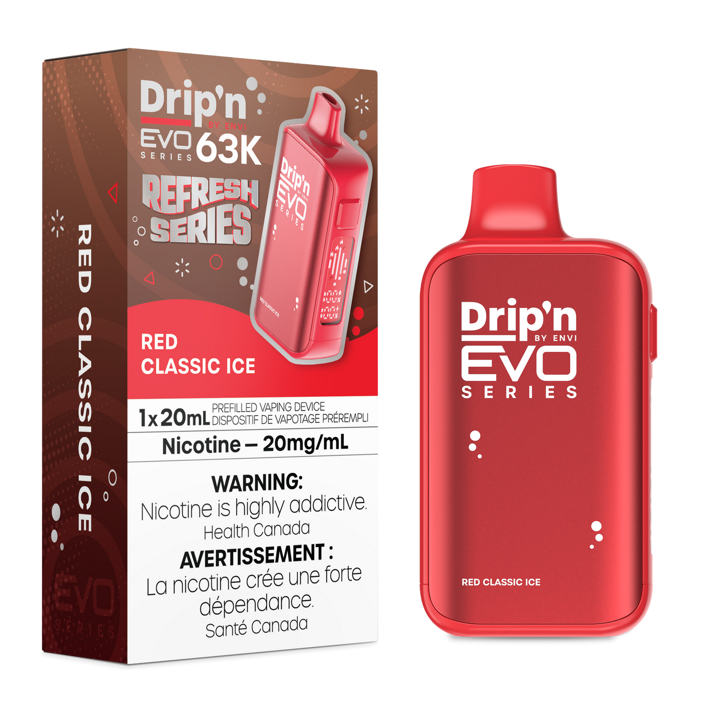 DRIP'N EVO 63K RED CLASSIC ICED 20MG