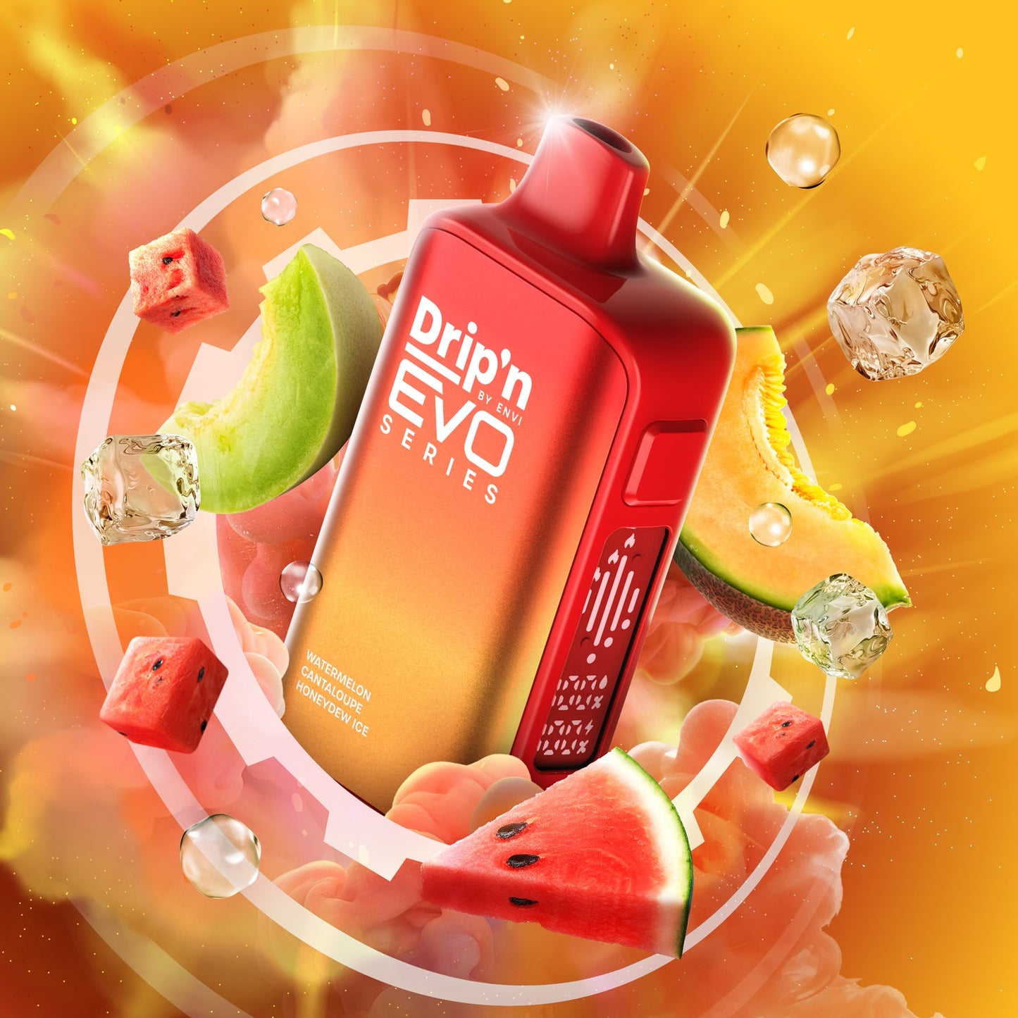 DRIP'N EVO 63K WATERMELON CANTALOUPE HONEYDEW ICED 20MG