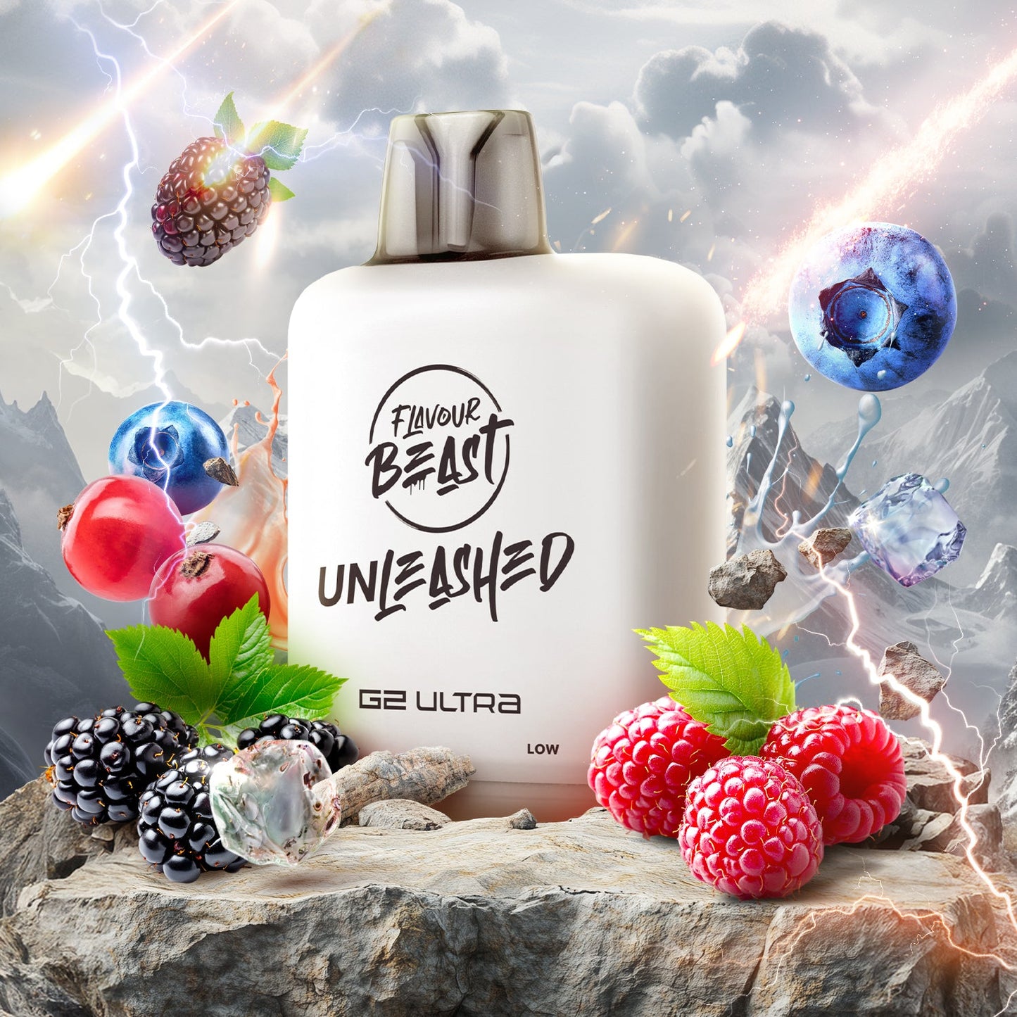 LEVEL X DRIP'N G2 ULTRA 50K EPIC BERRY SWIRL ICE 20MG