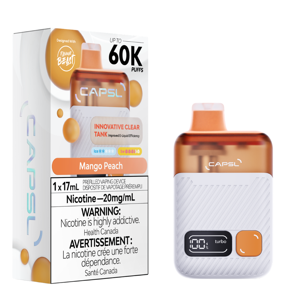 CAPSL 60K MANGO PEACH 20MG