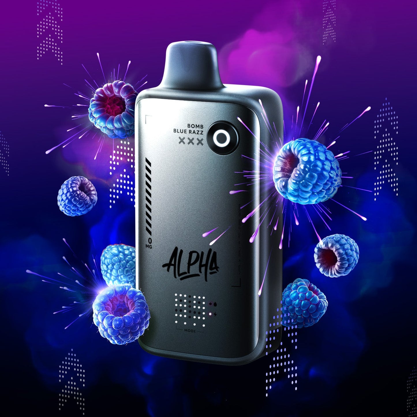 FLAVOUR BEAST ALPHA 80K BOMB BLUE RAZZ 10MG