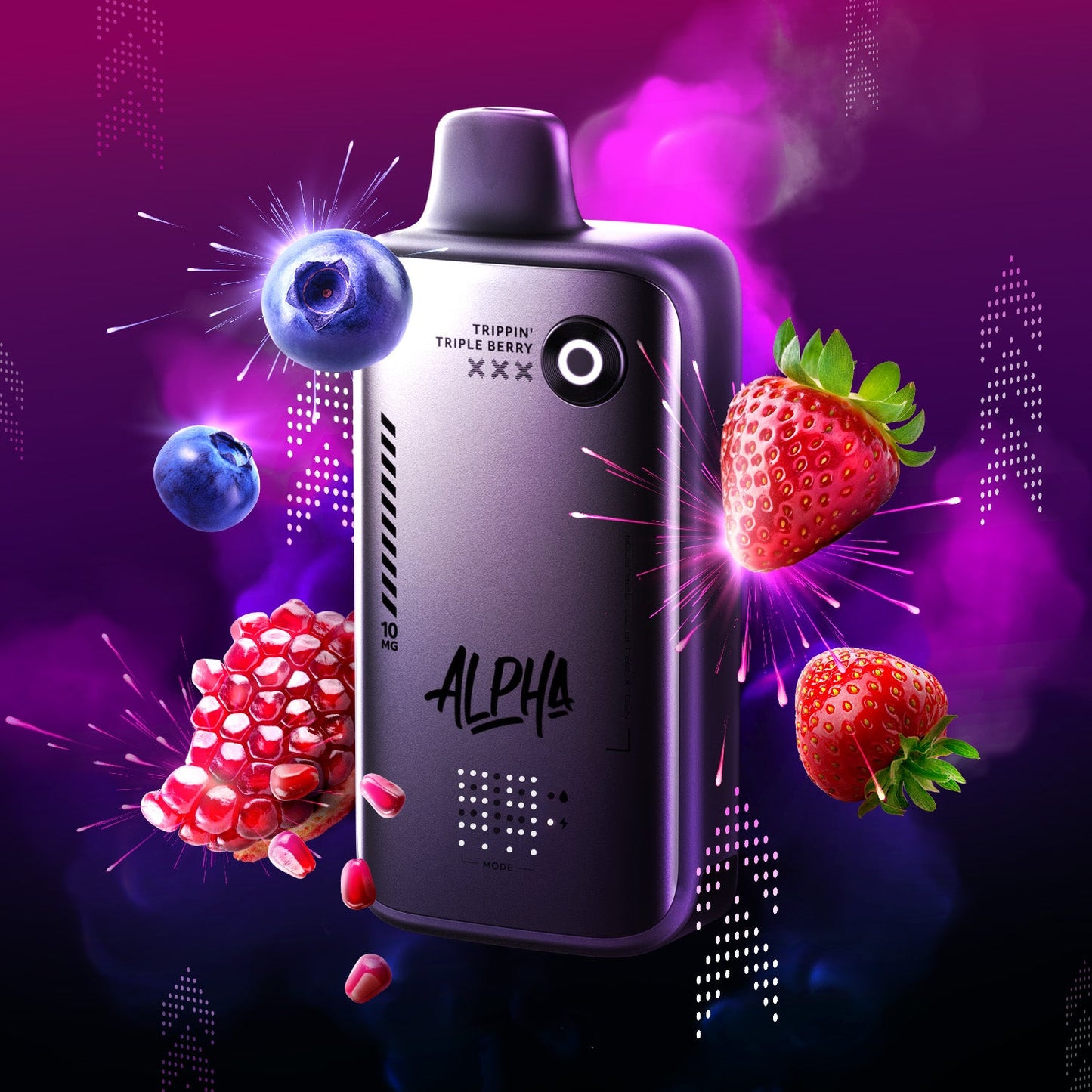 FLAVOUR BEAST ALPHA 80K TRIPPIN' TRIPLE BERRY 10MG