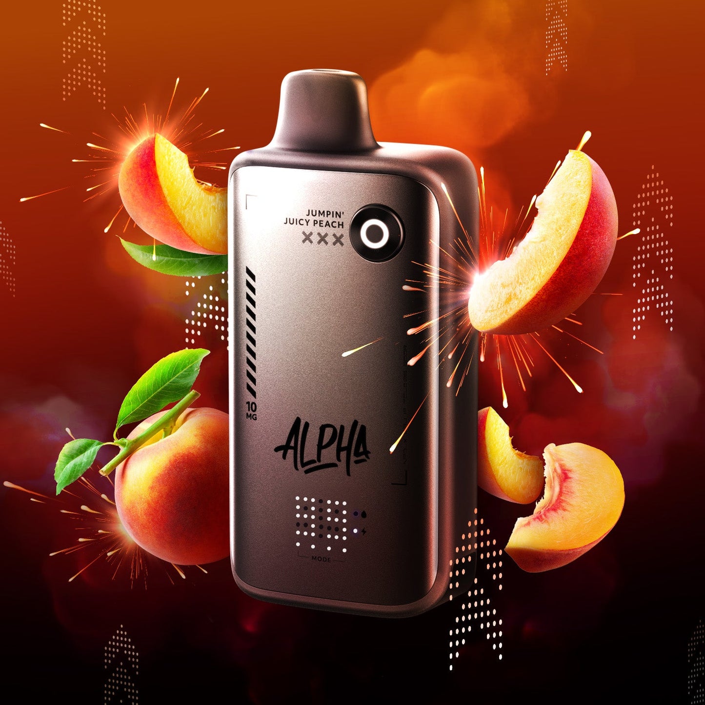 FLAVOUR BEAST ALPHA 80K JUMPIN' JUICY PEACH 10MG