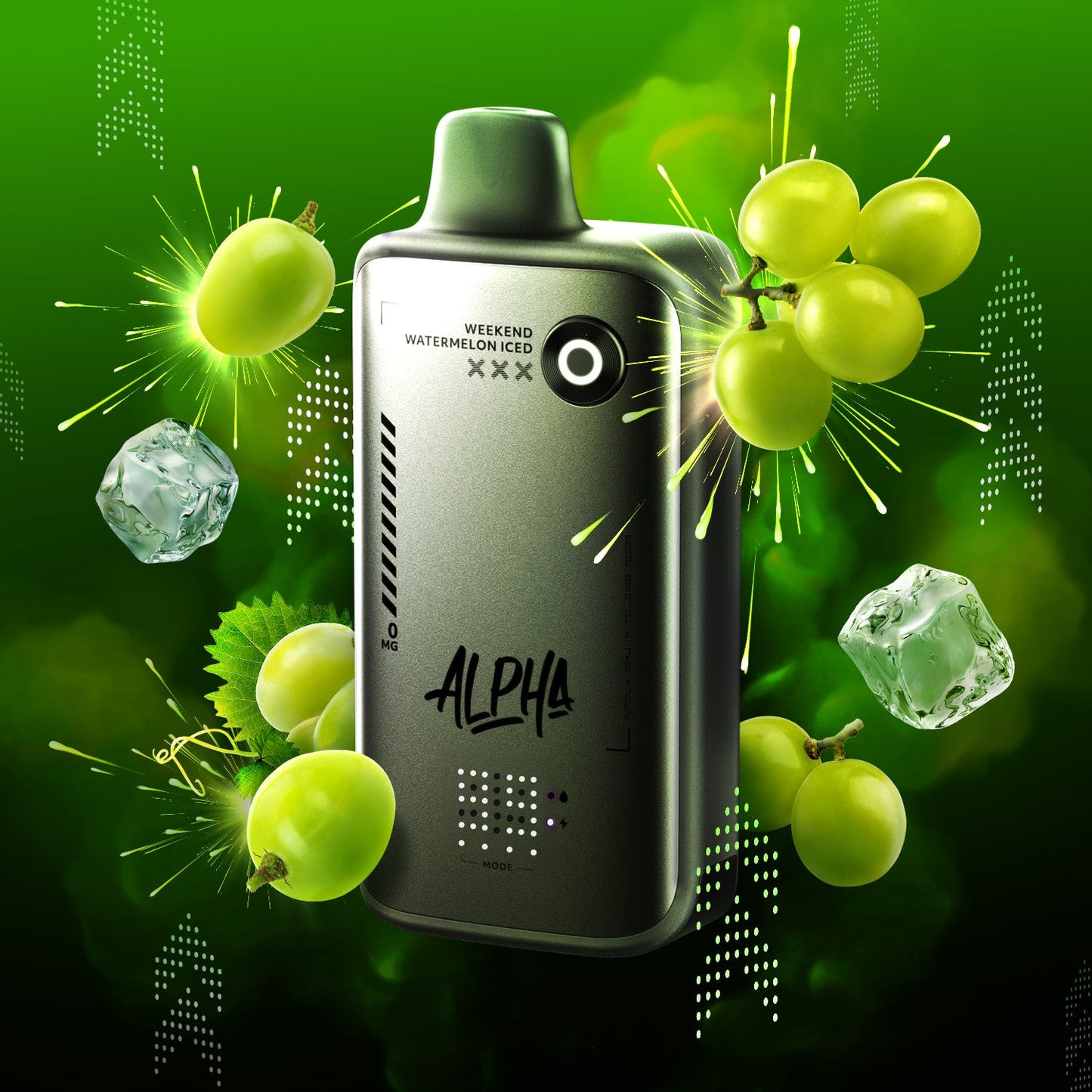 FLAVOUR BEAST ALPHA 80K WILD WHITE GRAPE ICE 0MG-NICOTINE FREE