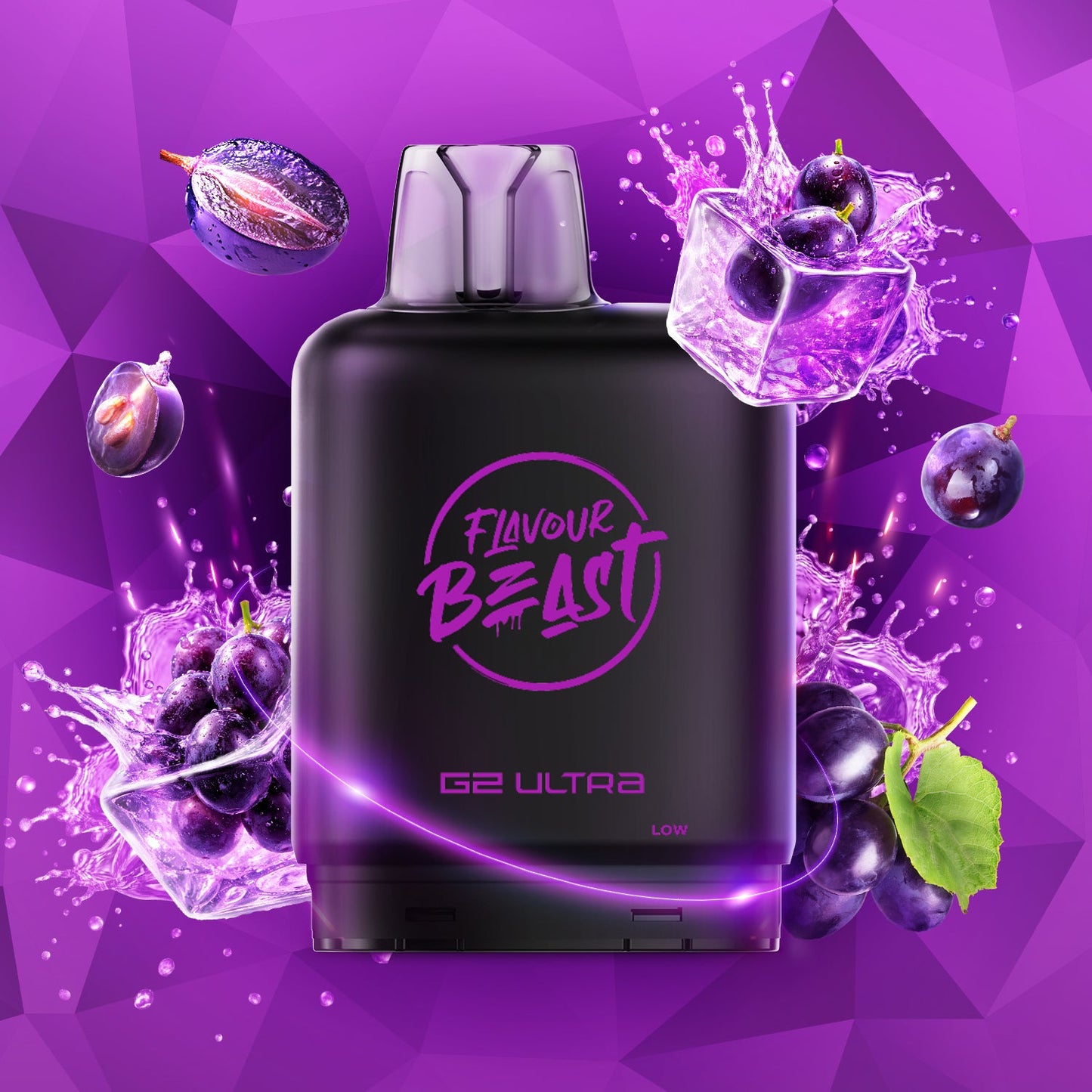 LEVEL X DRIP'N G2 ULTRA 50K PURPLE GRAPE FRUITY G 20MG