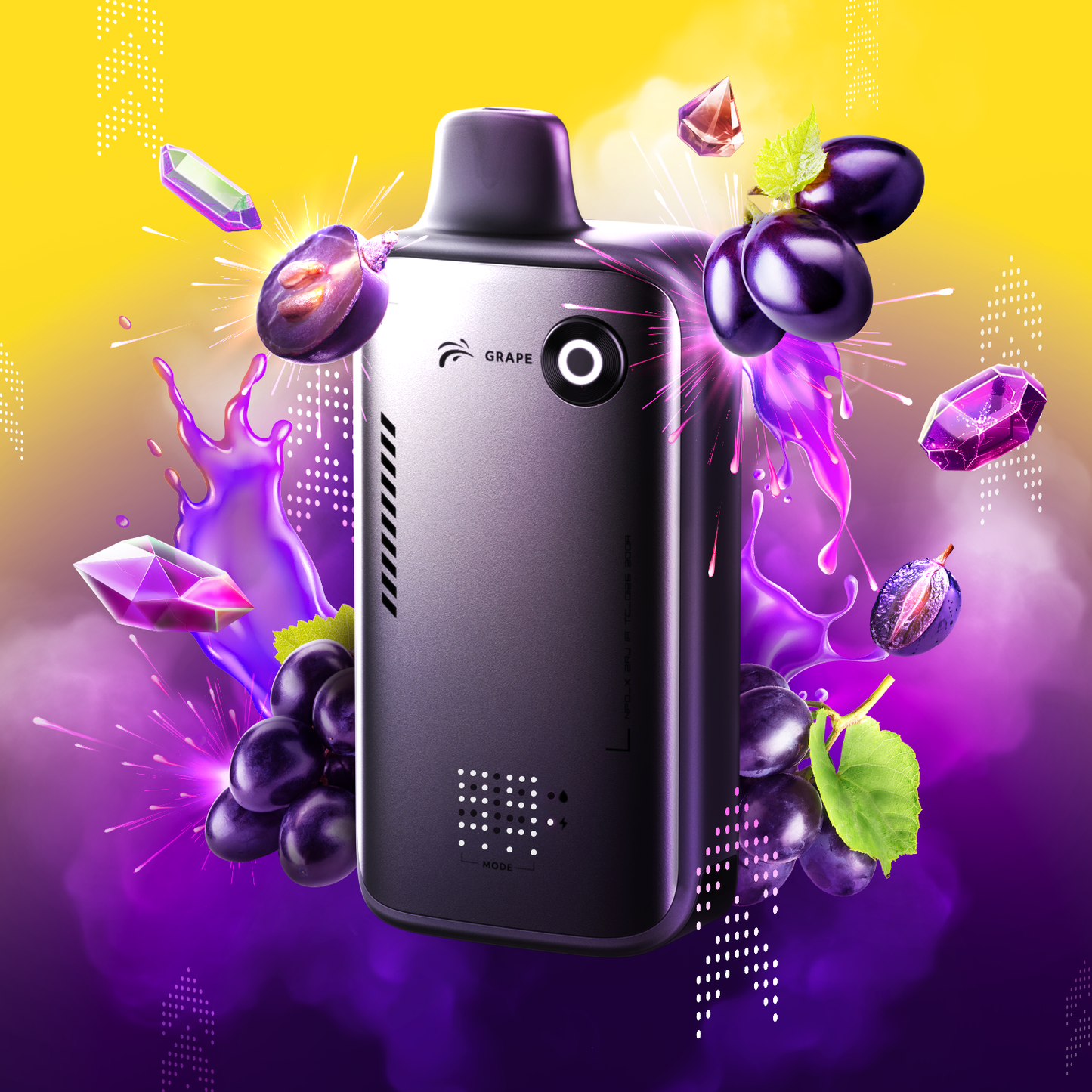 FLAVOUR BEAST ALPHA 80K GUSHIN’ GRAPE 20MG