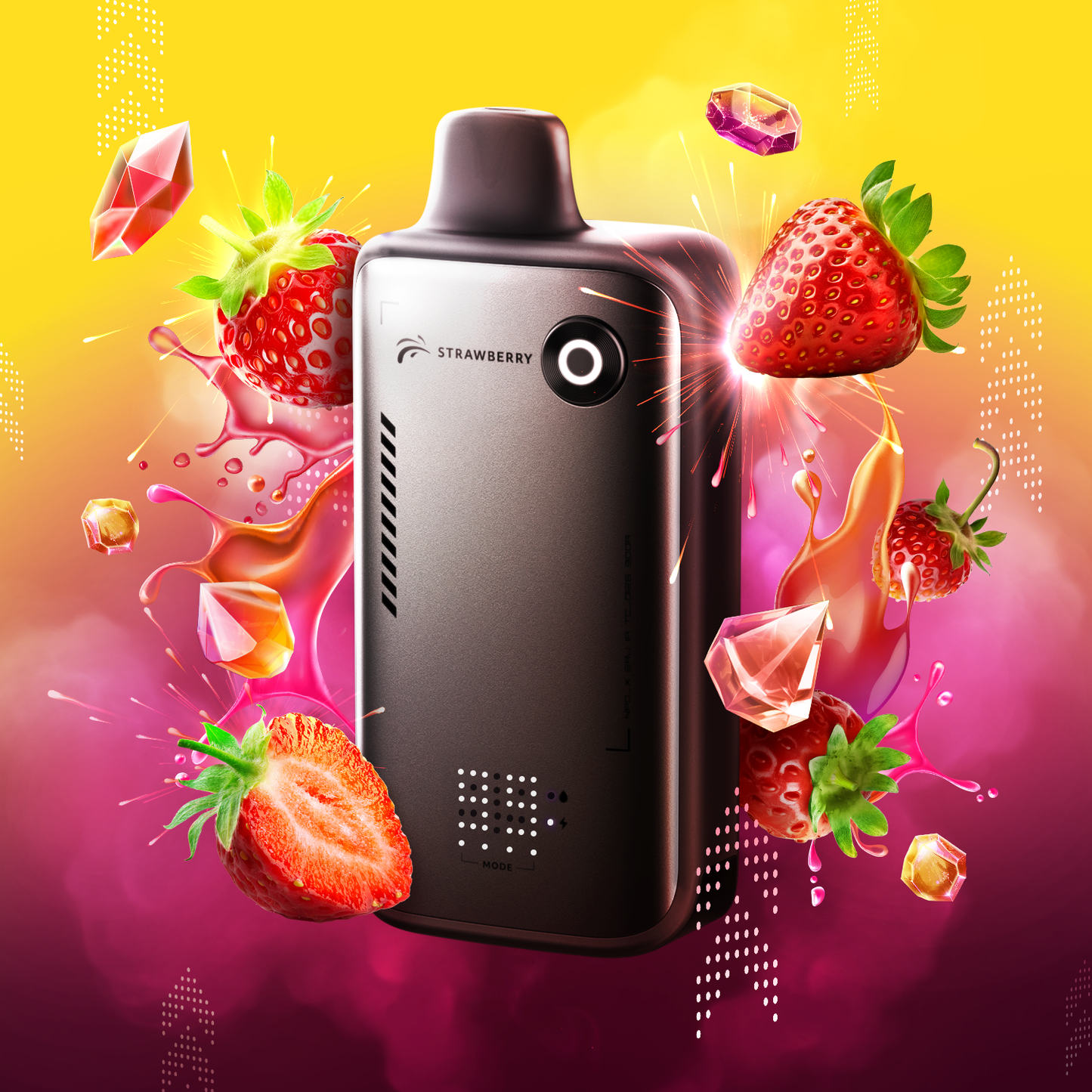 FLAVOUR BEAST ALPHA 80K GUSHIN’ STRAWBERRY 20MG