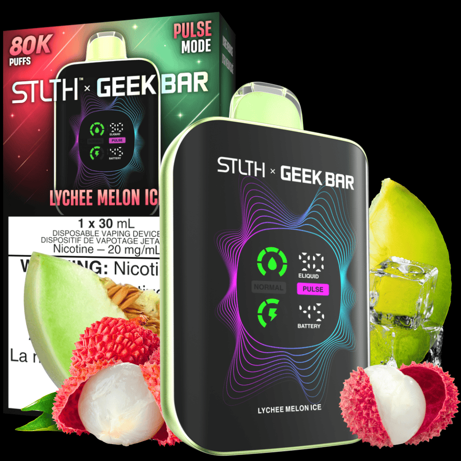 STLTH x GEEKBAR 80K LYCHEE MELON ICE 20MG