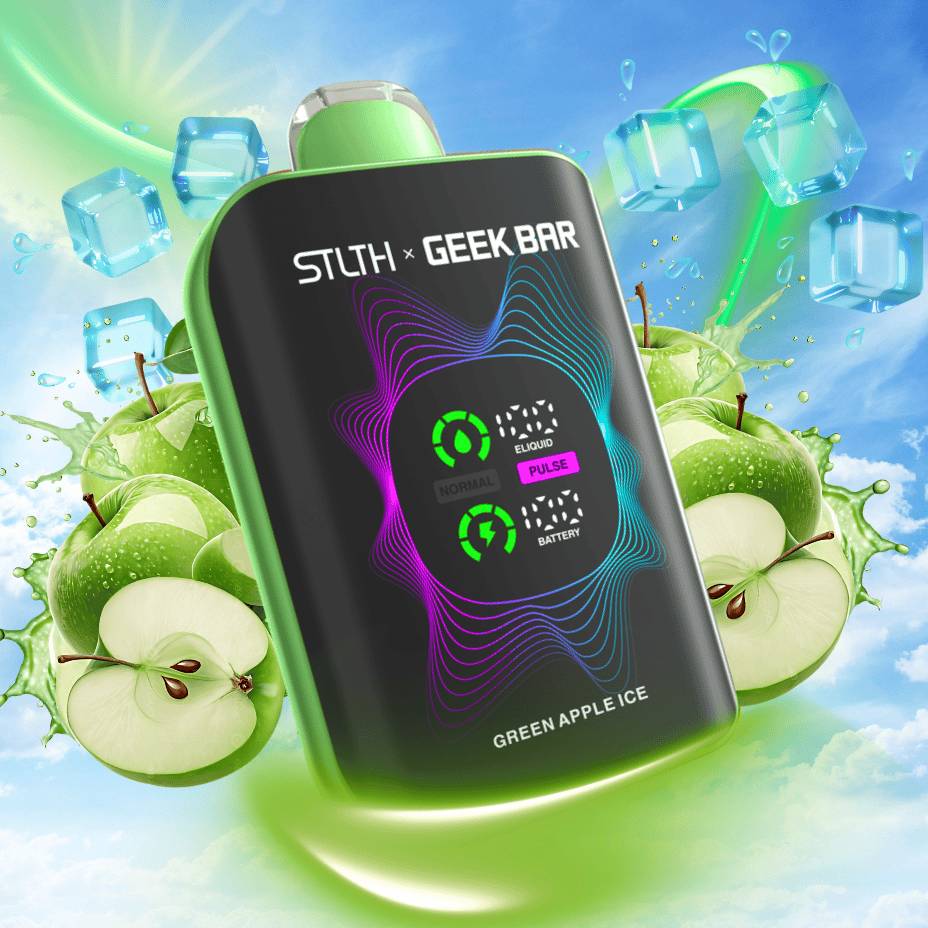 STLTH x GEEKBAR 80K  GREEN APPLE ICE 2OMG