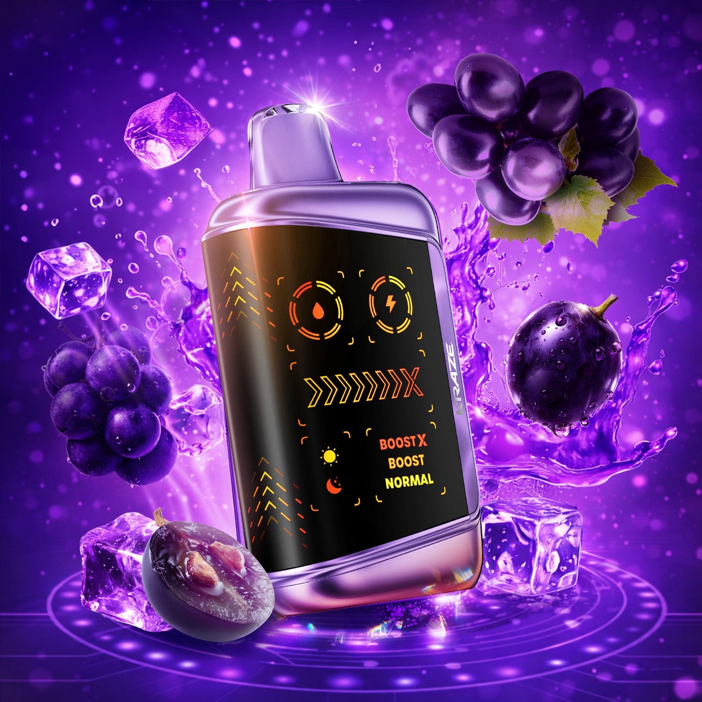 KRAZE MEGA X 48K GRAPE ICE 20MG