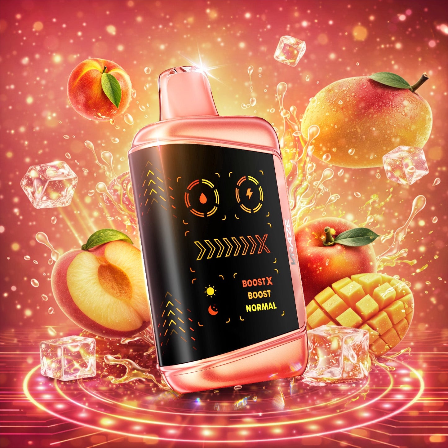 KRAZE MEGA X 48K PEACH MANGO ICE 20MG