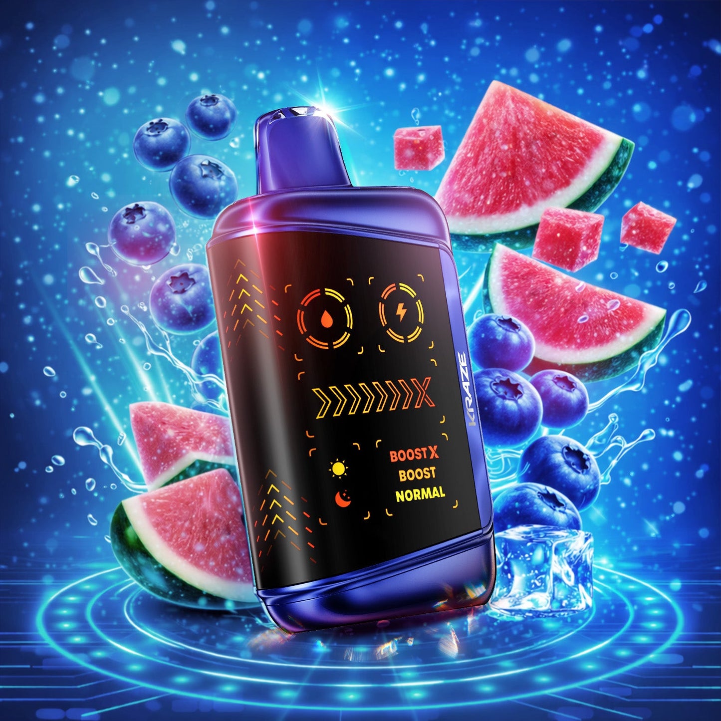 KRAZE MEGA X 48K BLUEBERRY WATERMELON ICE 20MG