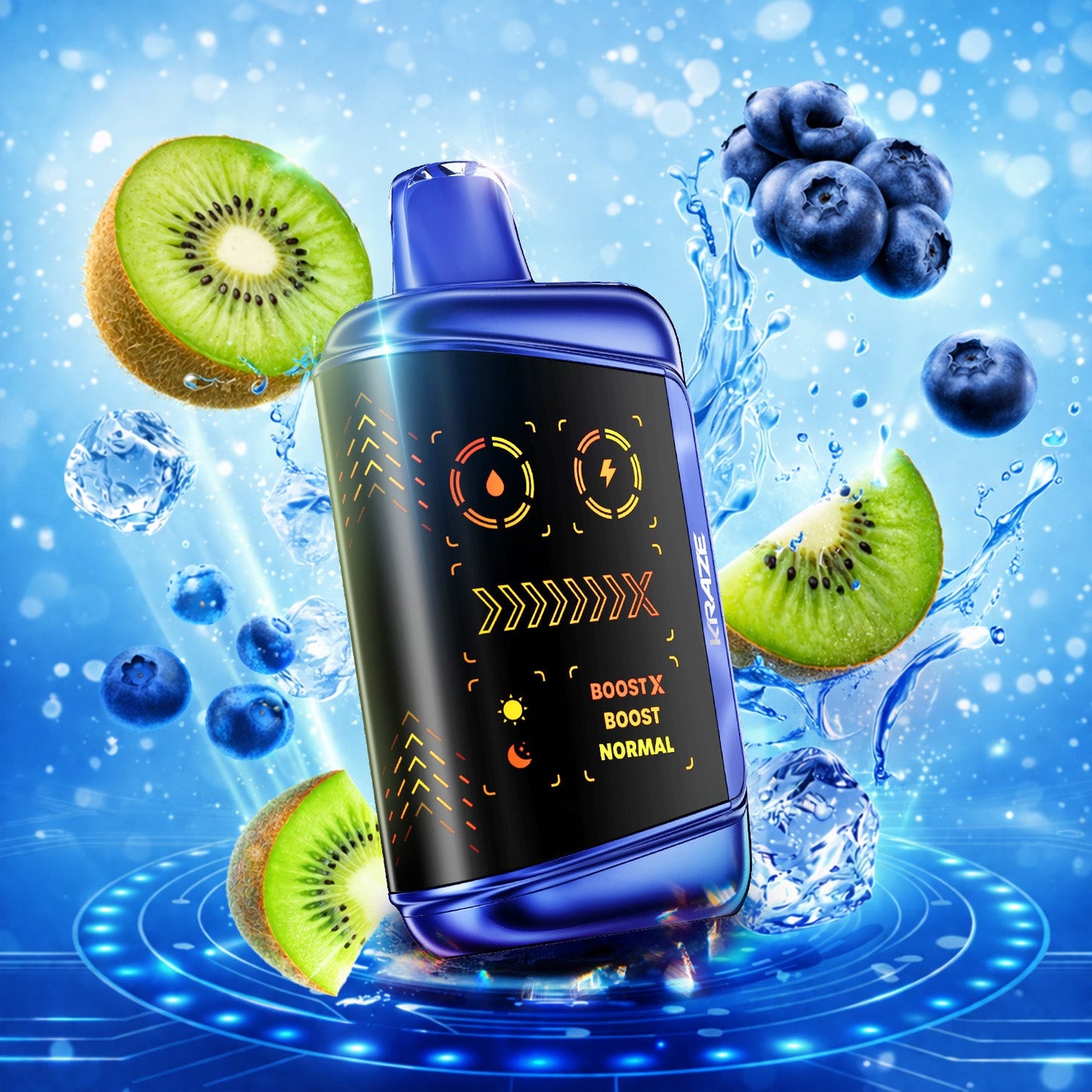 KRAZE MEGA X 48K BLUEBERRY KIWI ICE 20MG