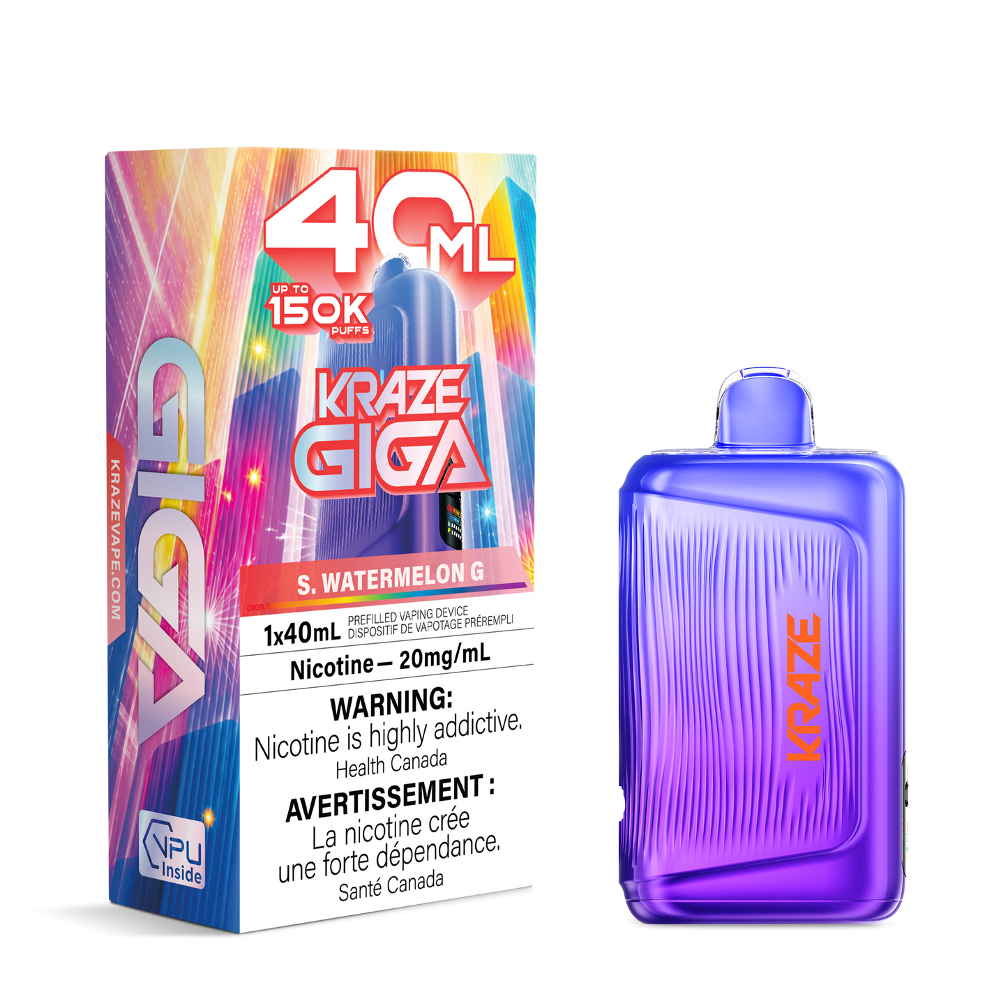KRAZE GIGA 150K S.WATERMELON G 20MG