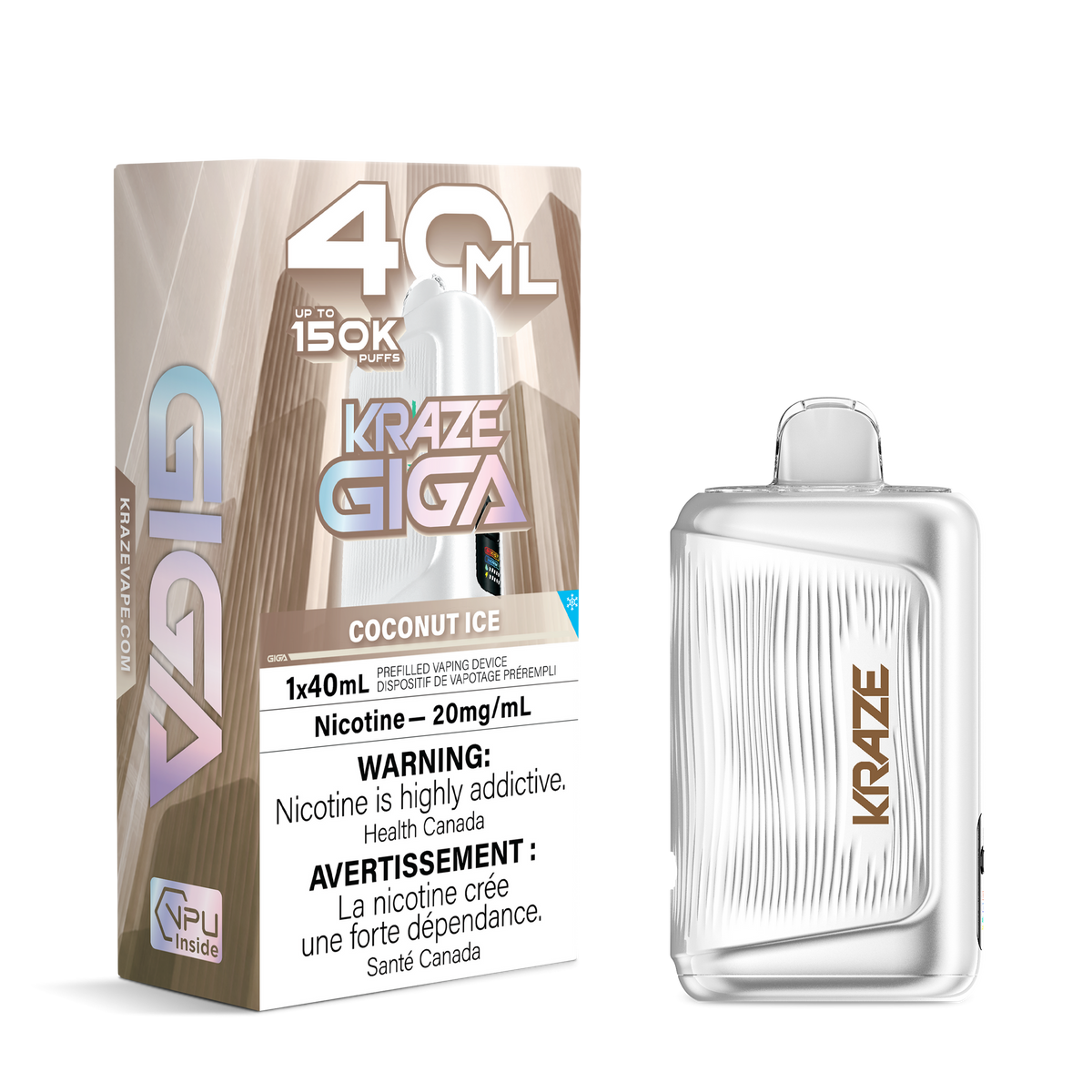 KRAZE GIGA 150K COCONUT ICE 20MG