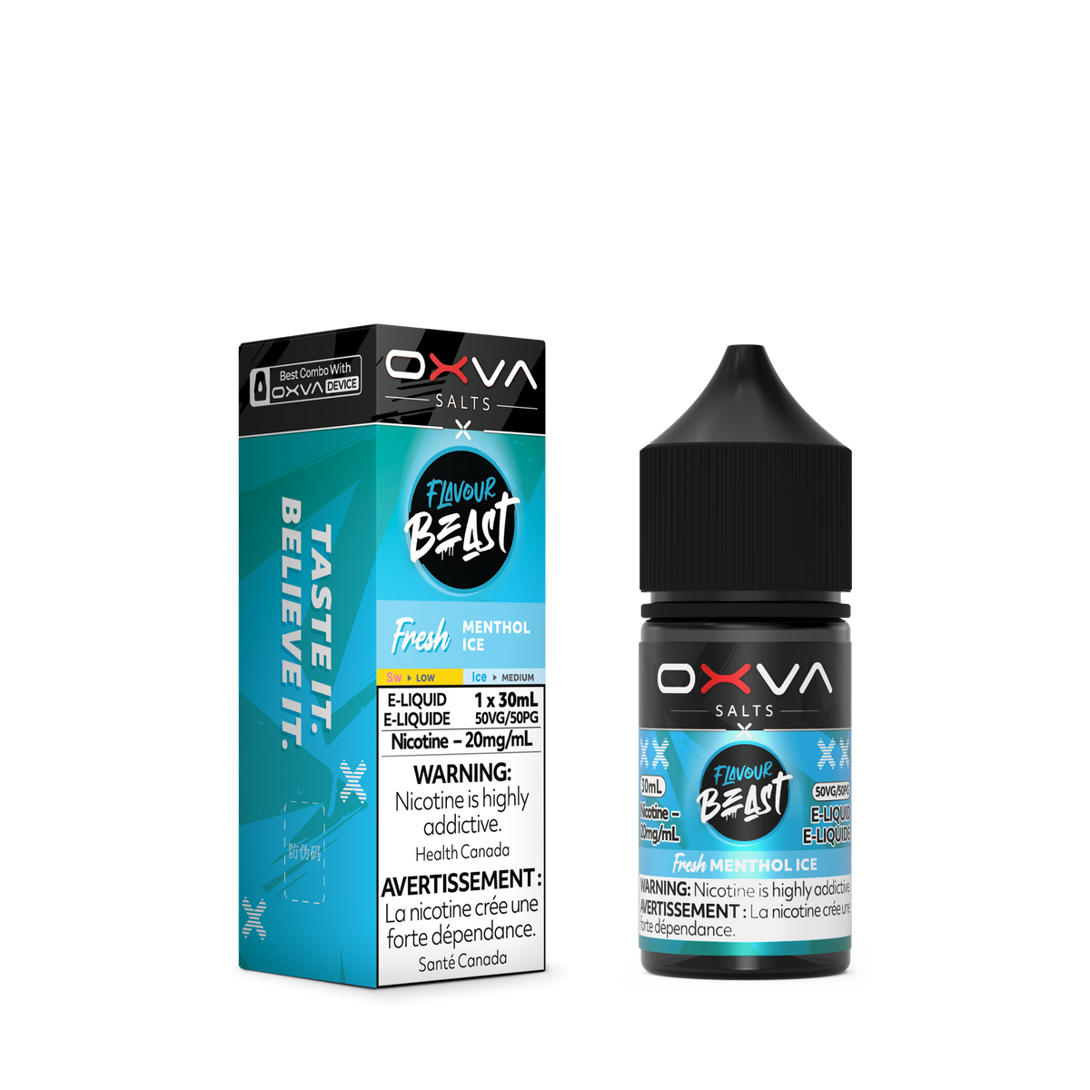 FLAVOUR BEAST x OXVA FRESH MENTHOL ICE 20MG 30ML