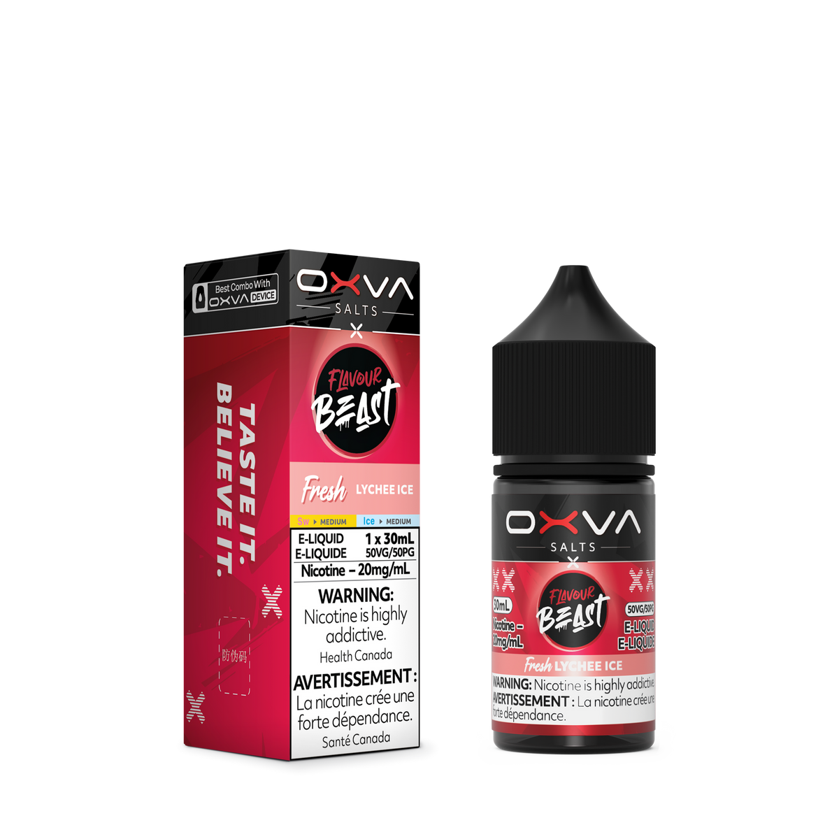 FLAVOUR BEAST x OXVA FRESH LYCHEE ICE 20MG 30ML