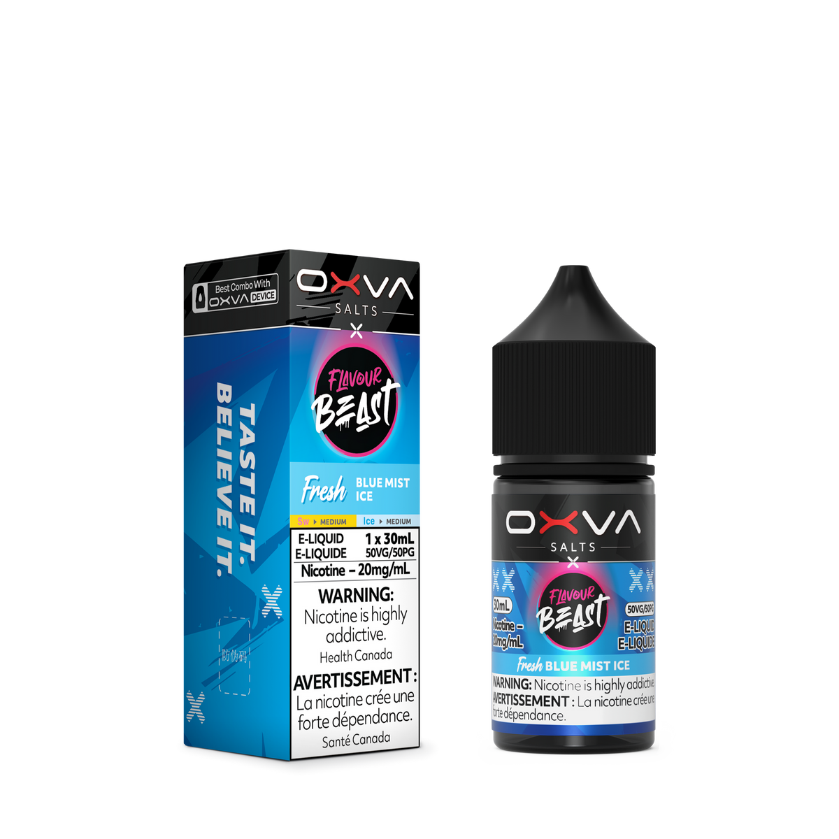 FLAVOUR BEAST x OXVA FRESH BLUE MIST ICE 20MG 30ML