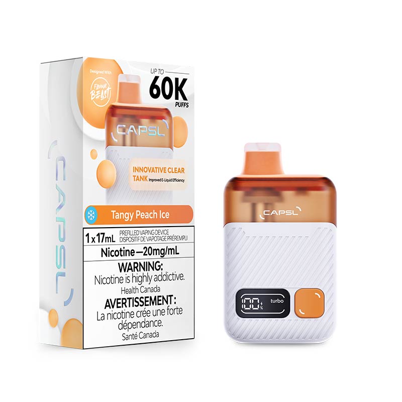 CAPSL 60K TANGY PEACH ICE 20MG