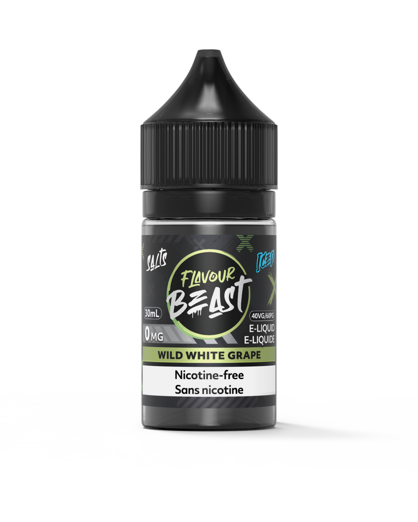 WILD WHITE GRAPE ICED 30ML 0MG
