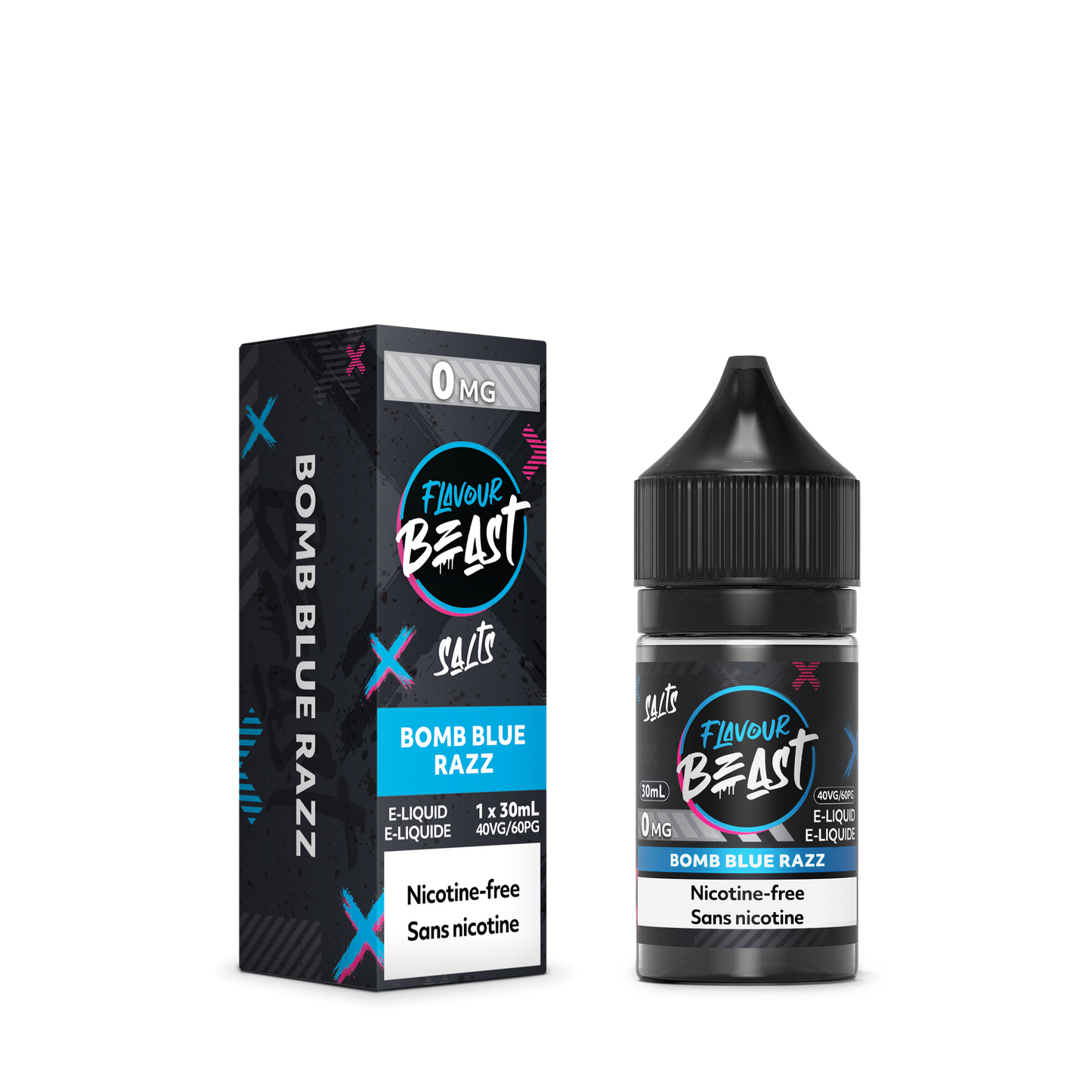 BOMB BLUE RAZZ 30ML 0MG