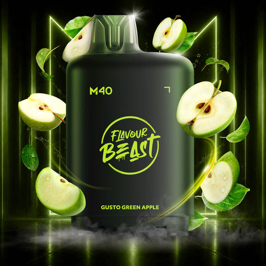 LEVEL X M SERIES 160K GUSTO GREEN APPLE 20MG