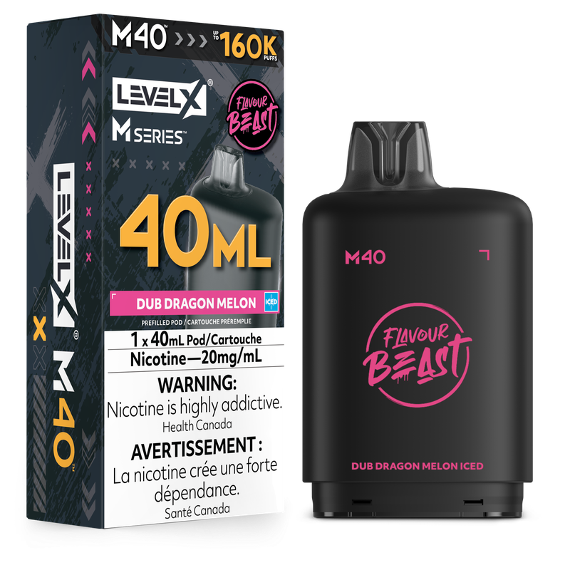 LEVEL X M SERIES 160K DUB DRAGON MELON ICE 20MG