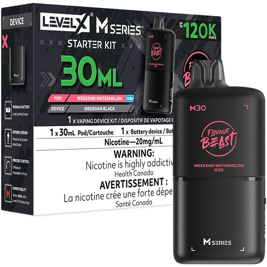 LEVEL X M SERIES STARTER KIT 120K WEEKEND WATERMELON ICE 20MG