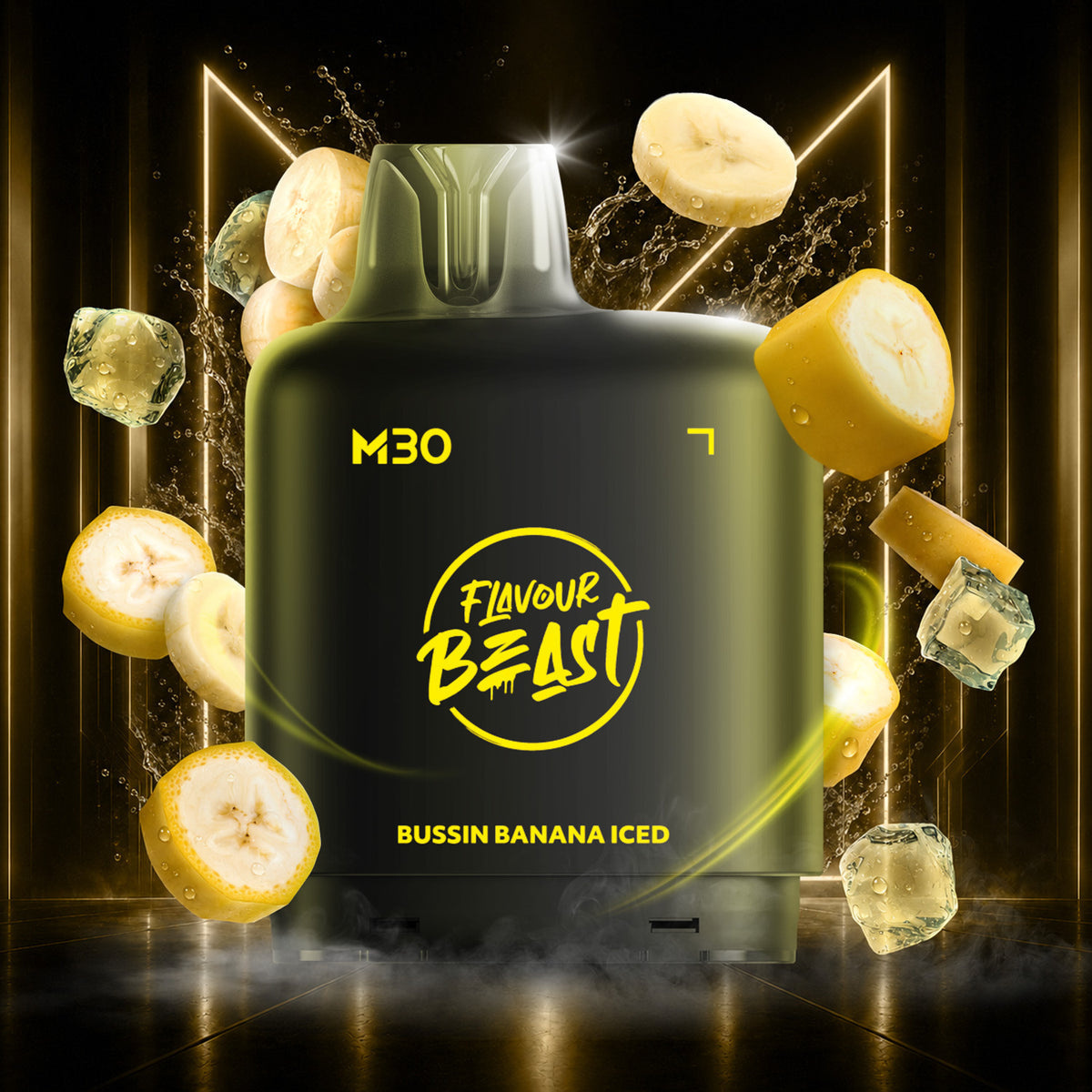 LEVEL X M SERIES STARTER KIT 120K BUSSIN’ BANANA ICE 20MG