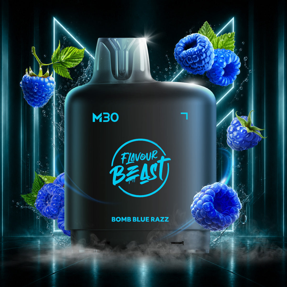 LEVEL X M SERIES STARTER KIT 120K BOMB BLUE RAZZ 20MG