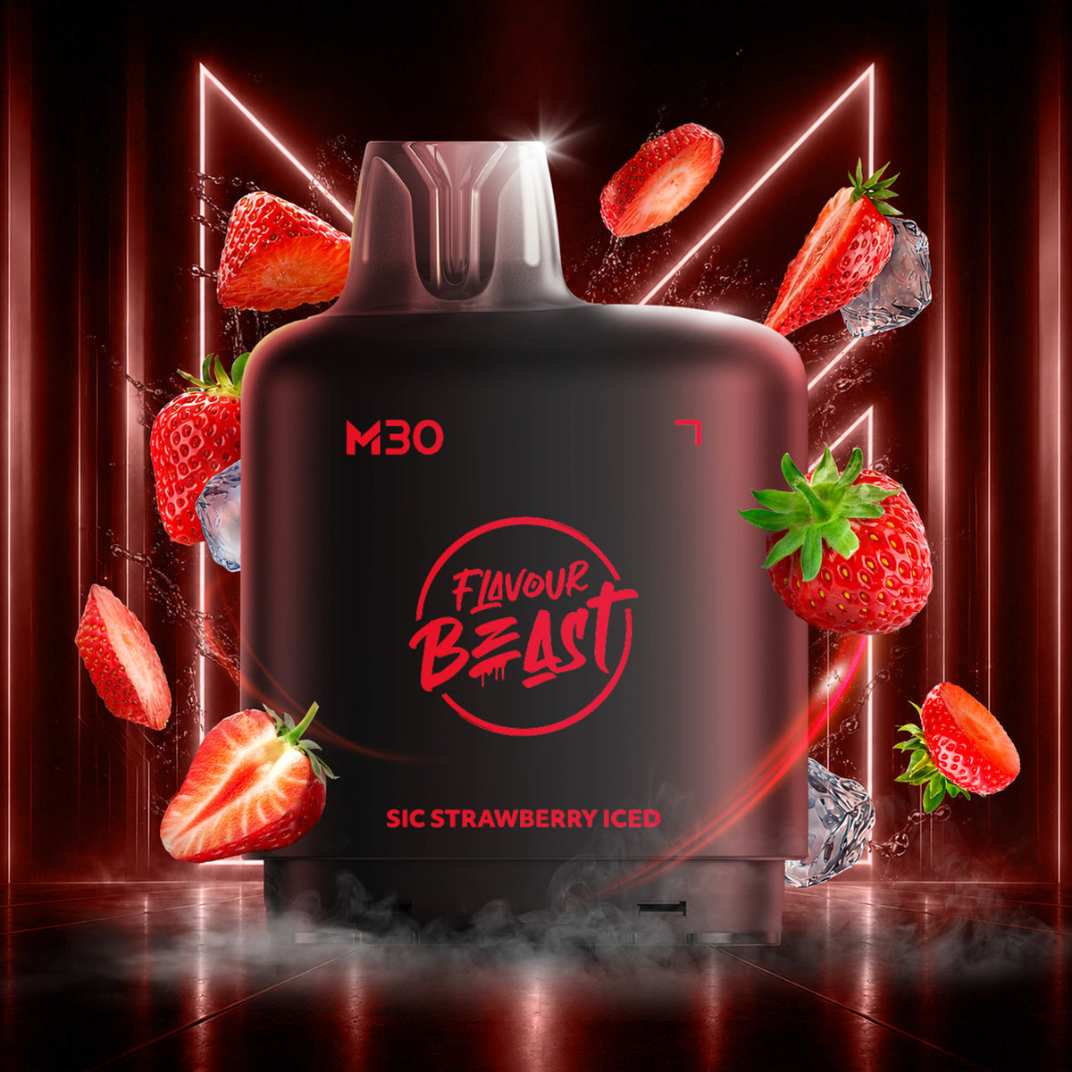 LEVEL X M SERIES STARTER KIT 120K SIC STRAWBERRY ICE 20MG