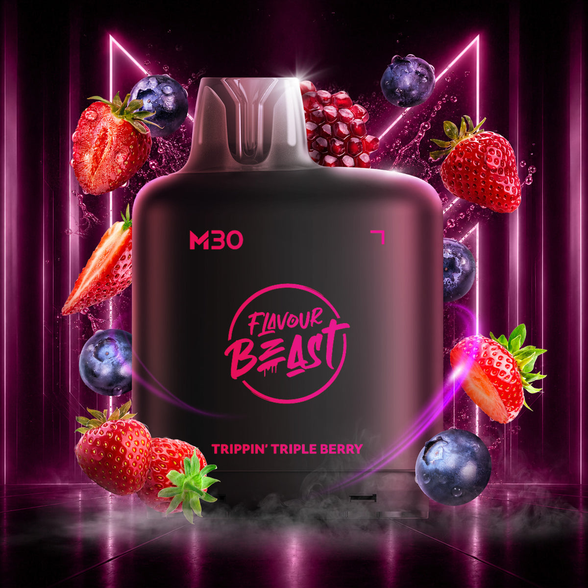 LEVEL X M SERIES STARTER KIT 120K TRIPPIN' TRIPLE BERRY 20MG