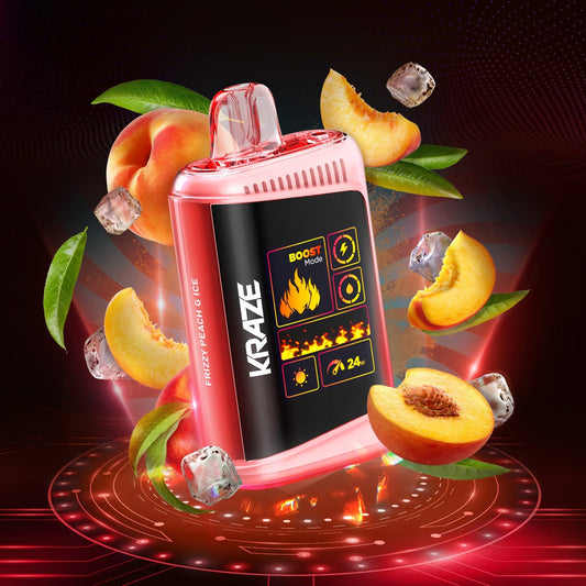 KRAZE HD MEGA 10-20K FRIZZY PEACH G ICE