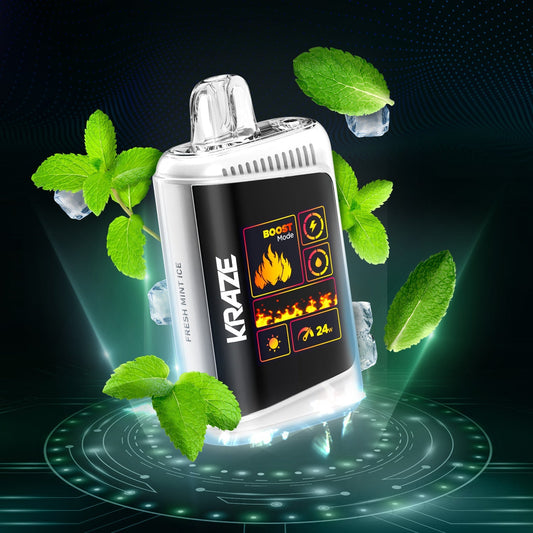 KRAZE HD MEGA 10-20K FRESH MINT ICE 20MG